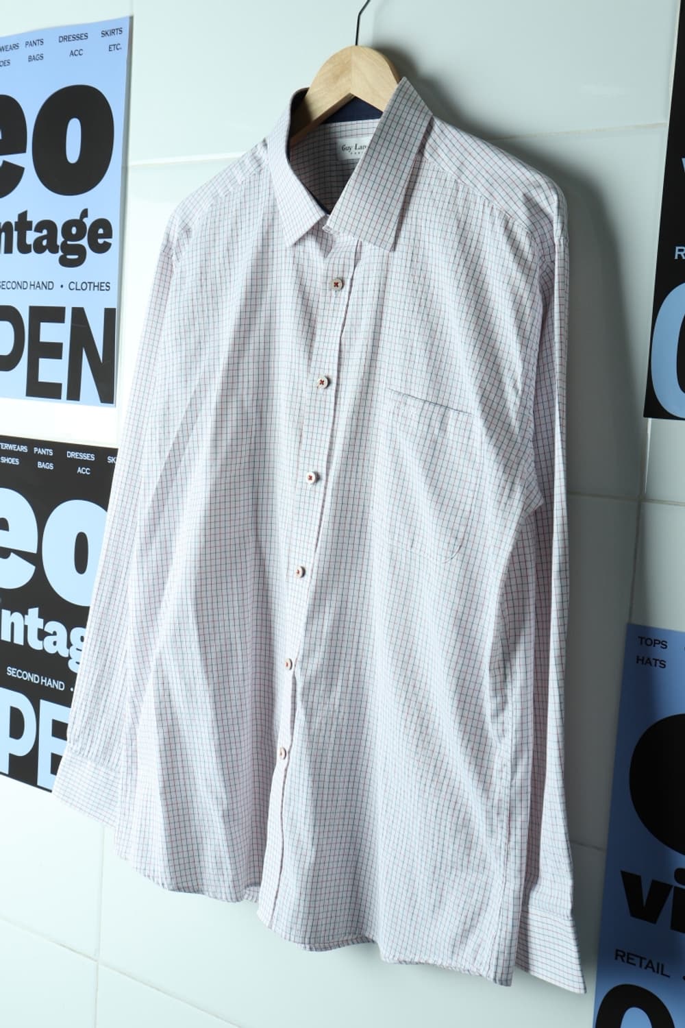(2XL) 기라로쉬 셔츠 남방 빅사이즈 잔체크-H32708 상품이미지1