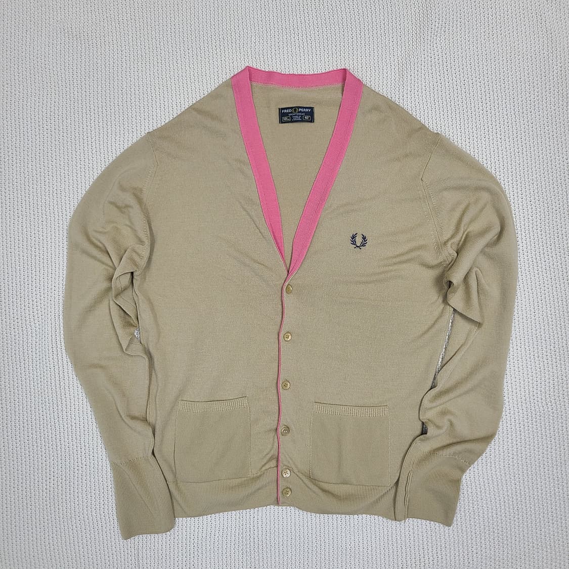 Fred Perry 램스울 가디건 상품이미지2