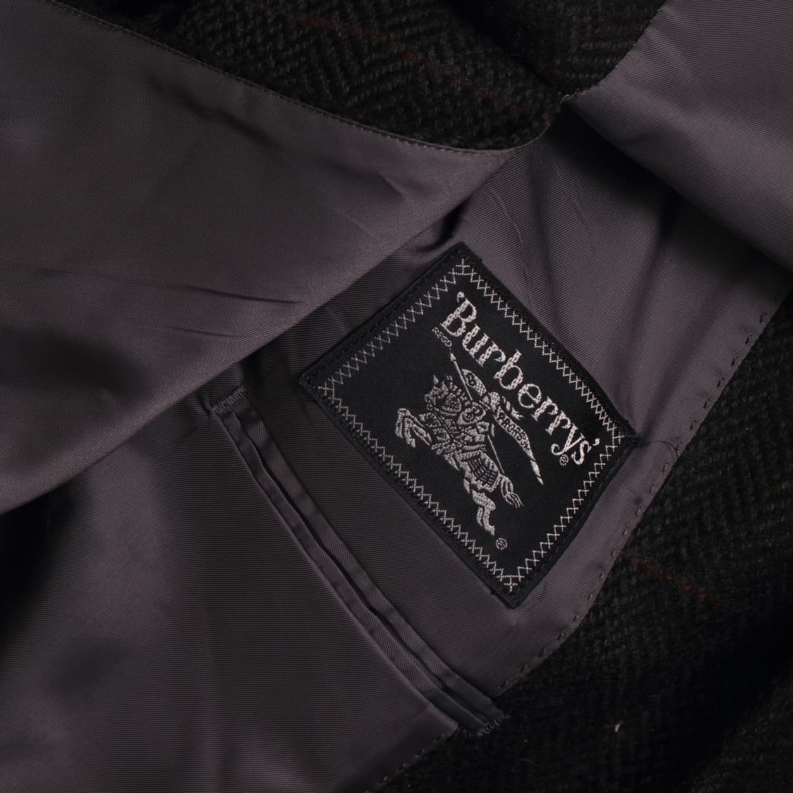 버버리 울 체크 블레이저 A1525 상품이미지4