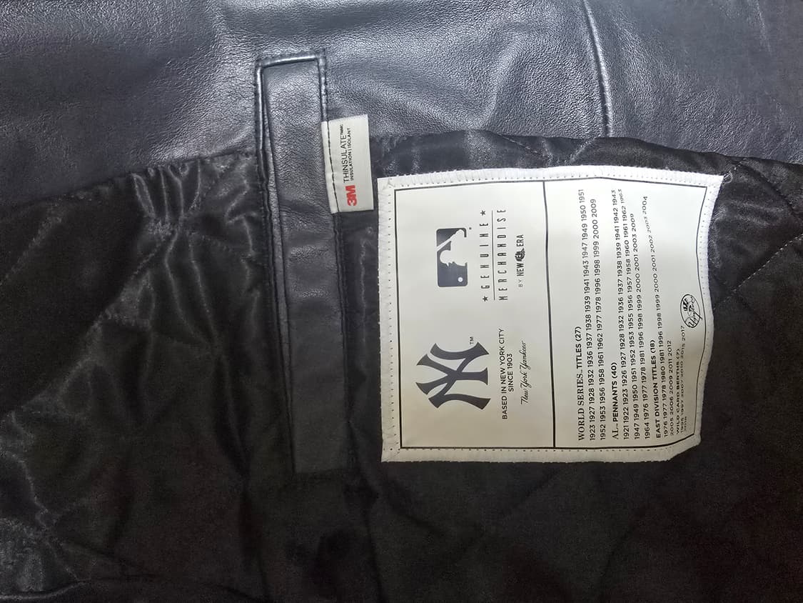 뉴에라X스와로브스키(2XL)천연소가죽(NAVY)색상 상품이미지6