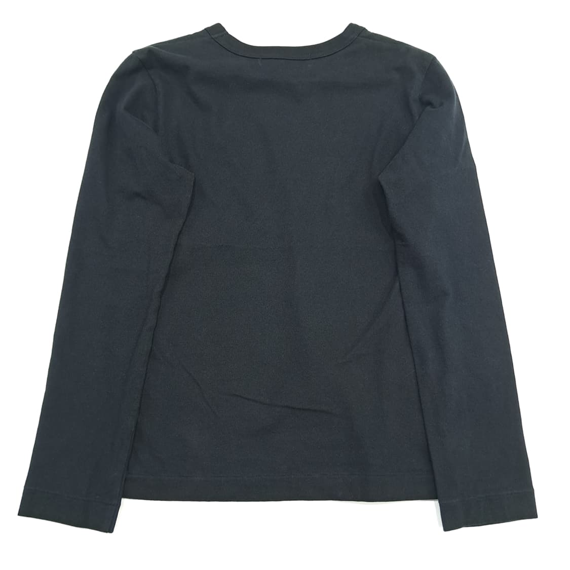 CN708 S 꼼데가르송 플레이 레드 하트 로고 긴팔 티셔츠 상품이미지8