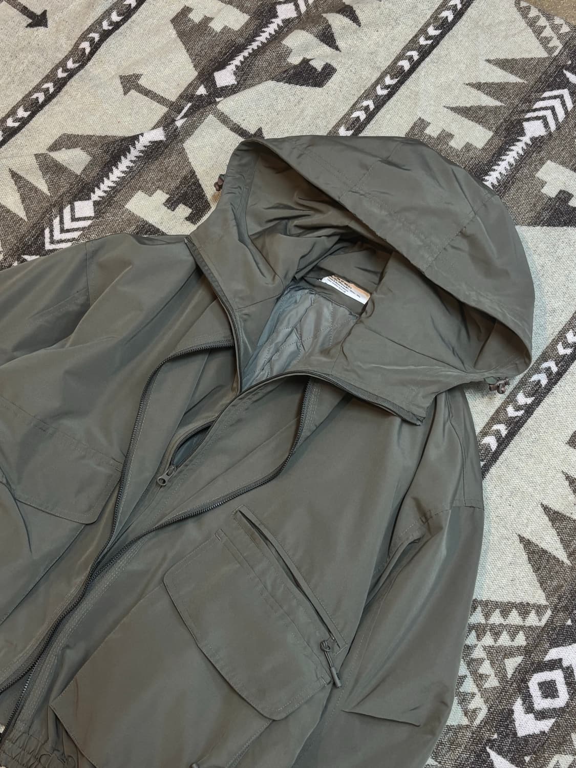 코드그라피 유틸리티 레이어드 후드 MA-1 자켓 상품이미지3