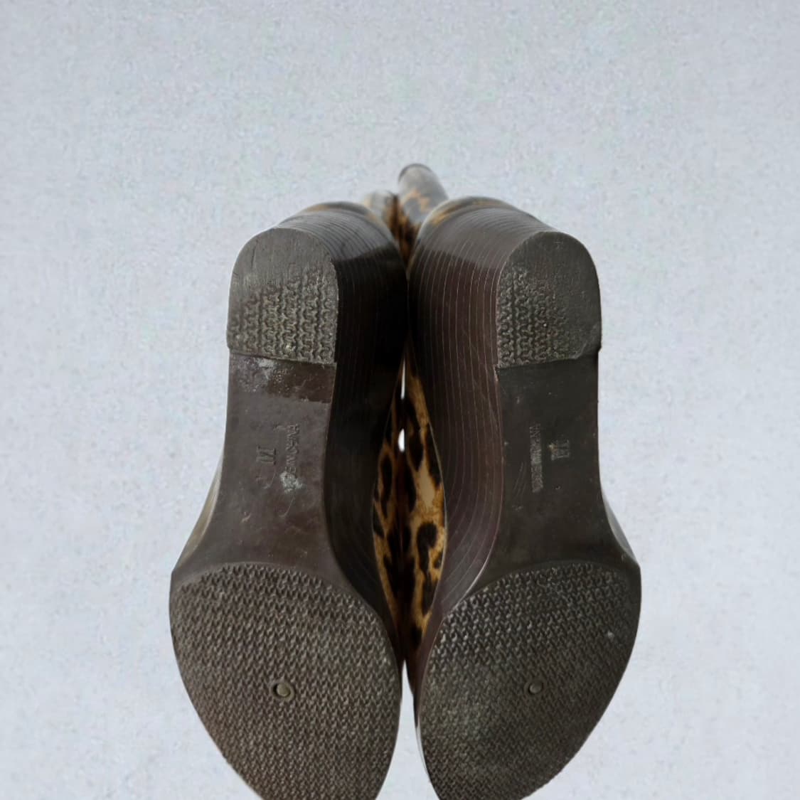 Leopard Wedge Wellies 레오파드 레인부츠 웨지 갸루 상품이미지4