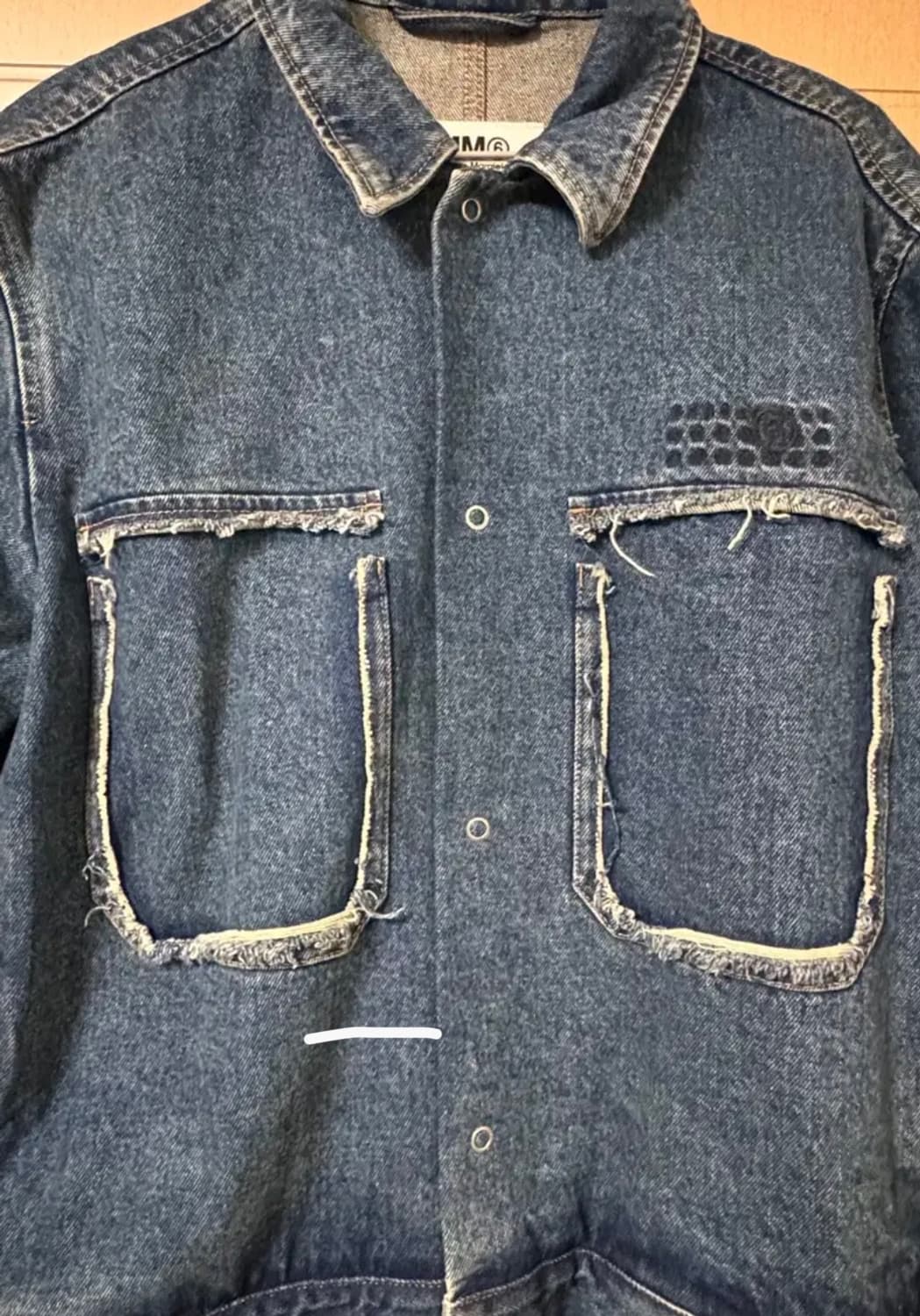 MM6 디스트레스 데님 자켓 상품이미지1
