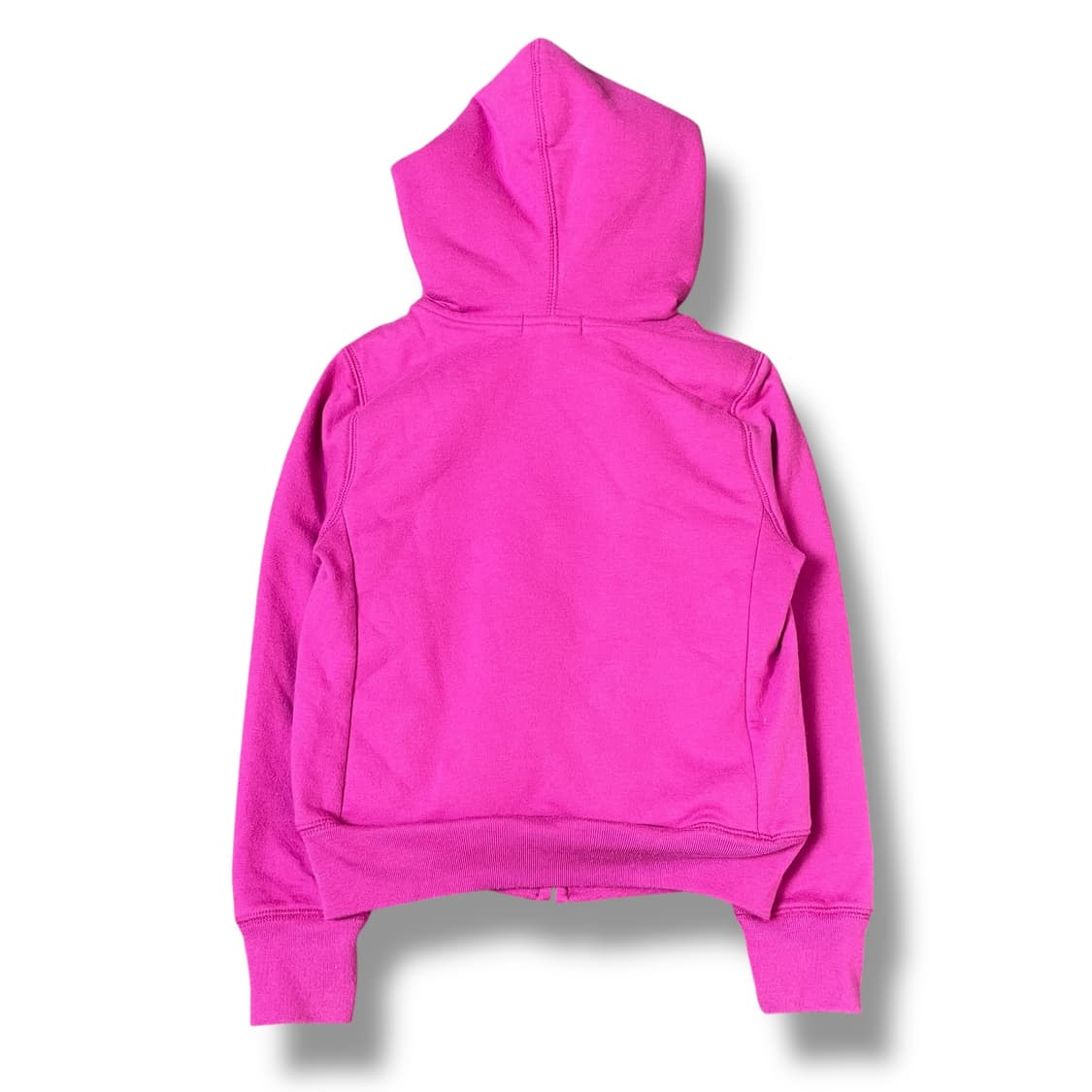 갭 키즈 핑크 골드 로고 퍼 후드 집업 S 상품이미지2