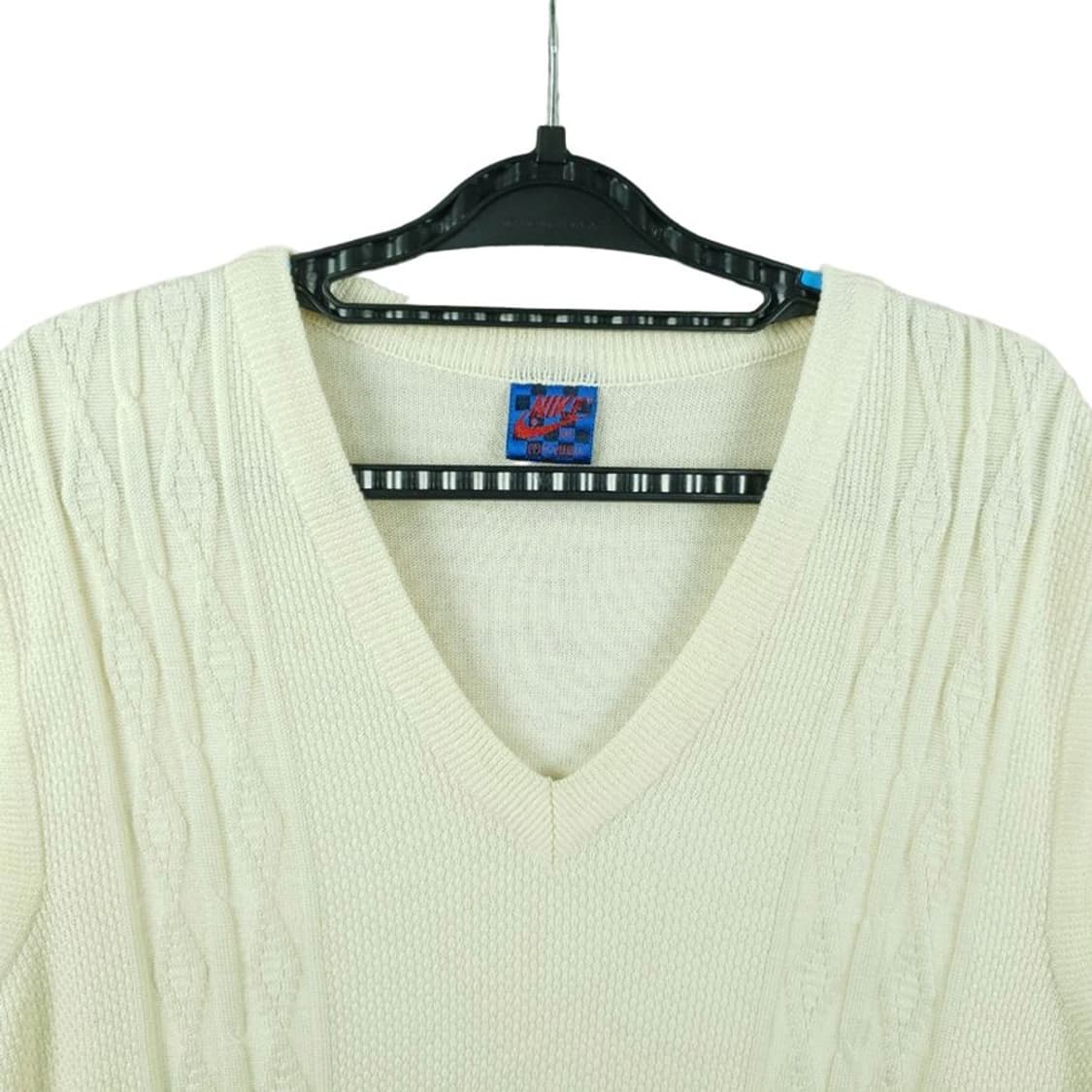 [남100]나이키 아이보리 80S 니트 조끼[Y61-260] 상품이미지2