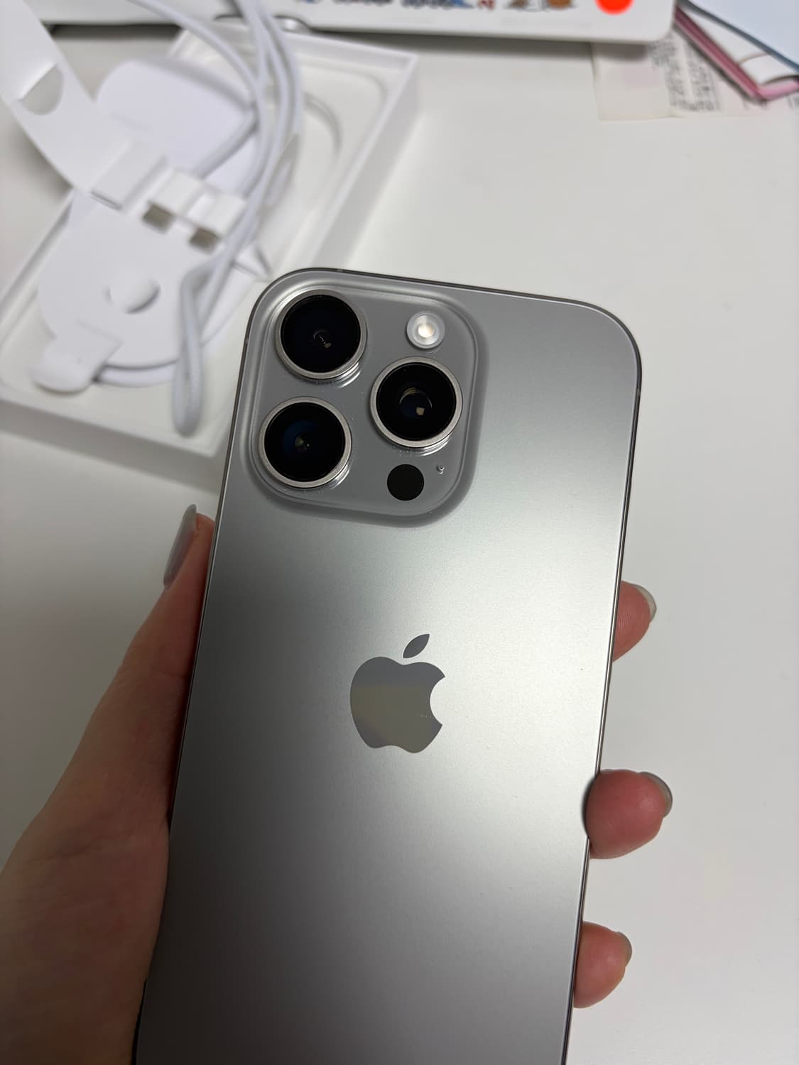 아이폰 16pro 내추럴티타늄 512기가 팝니다 (자급제) 상품이미지10