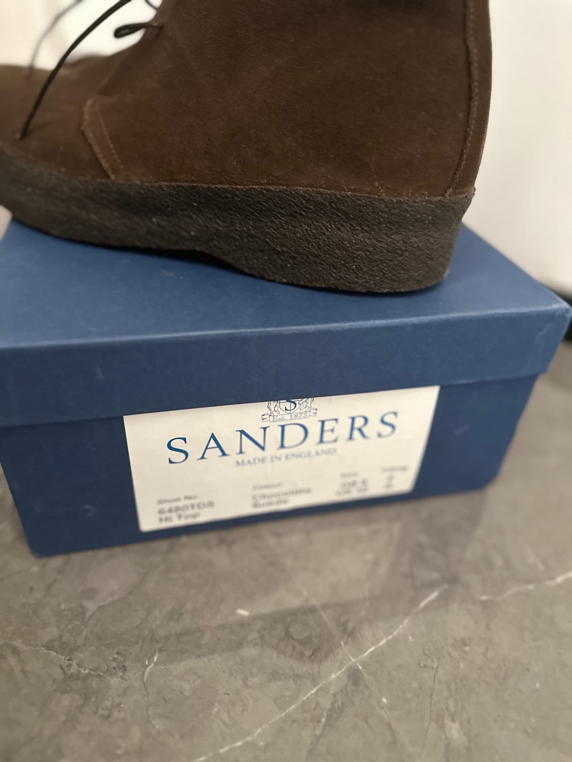 sanders 샌더스 스웨이드 처카부츠 상품이미지3