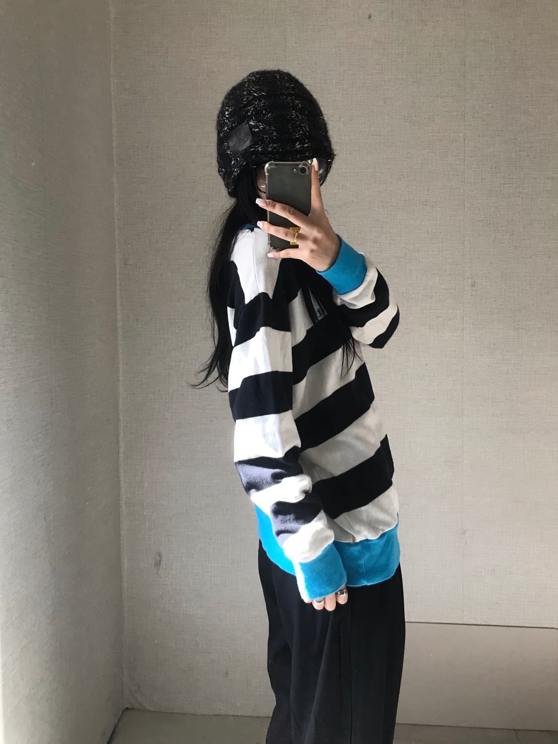 챔피온 스트라이프 맨투맨 상품이미지2