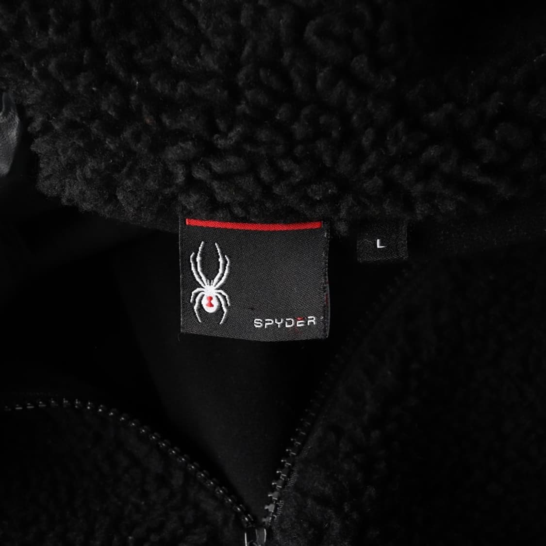 스파이더 빅로고 V배색 보아 플리스 집업 자켓 L 상품이미지6