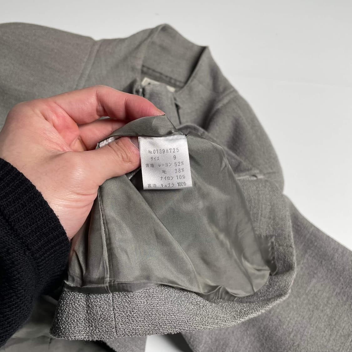 t.b  넥 3지퍼 울 블렌드 자켓 상품이미지8