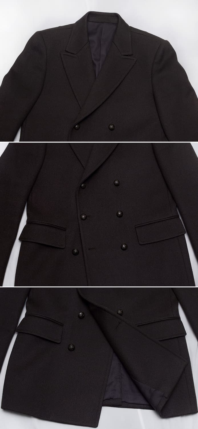 타임옴므 시그니쳐 퓨어울 더블 피코트 블레이저 자켓 (95-100) 상품이미지3