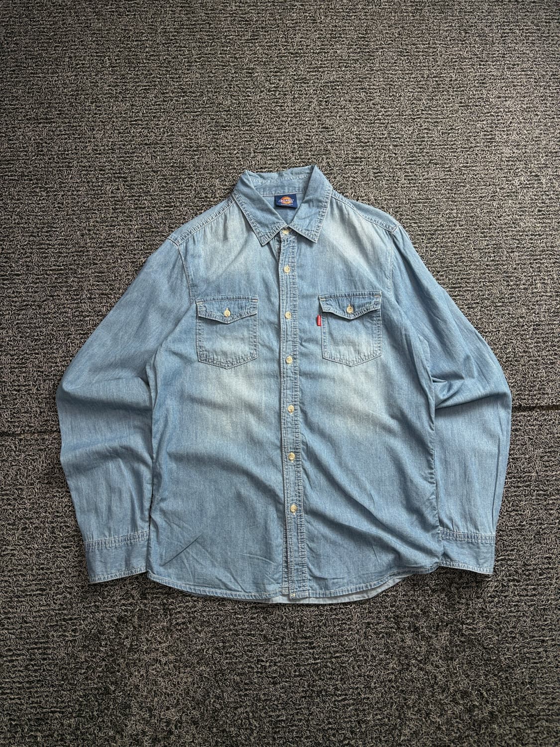 디키즈 USA 웨스턴 워싱 데님 워크 셔츠 2586 상품이미지2
