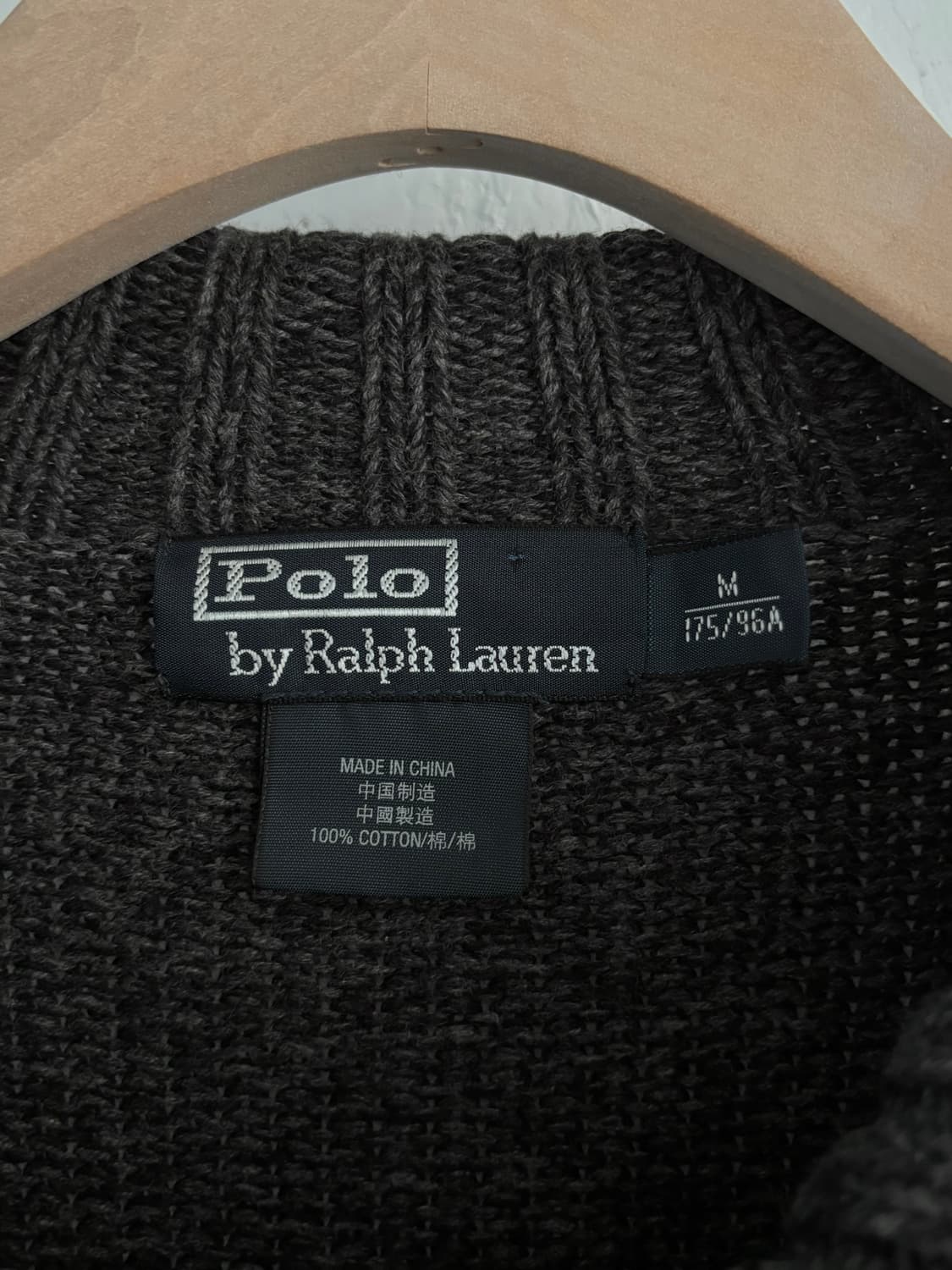 Polo 폴로 랄프로렌 차콜 하이넥 포켓 니트 상품이미지5