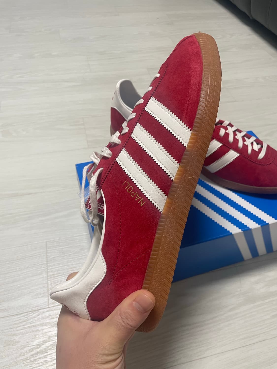 아디다스 시티 나폴리 us11 290 새상품 한정 상품이미지6