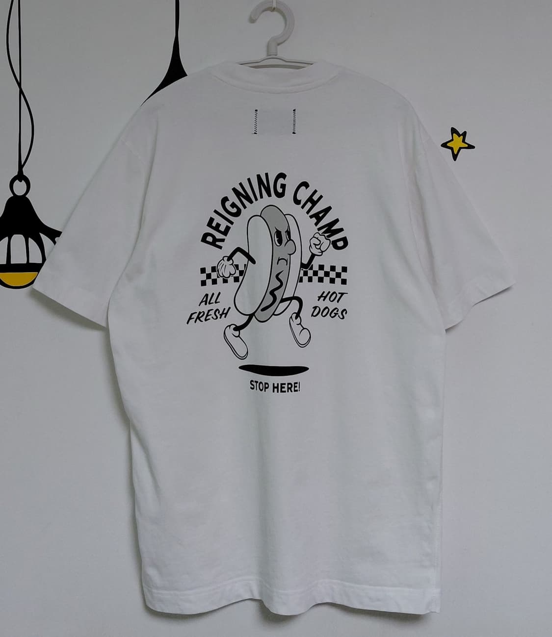 [M] Reigning Champ 핫도그 그래픽 반팔 티셔츠 상품이미지6