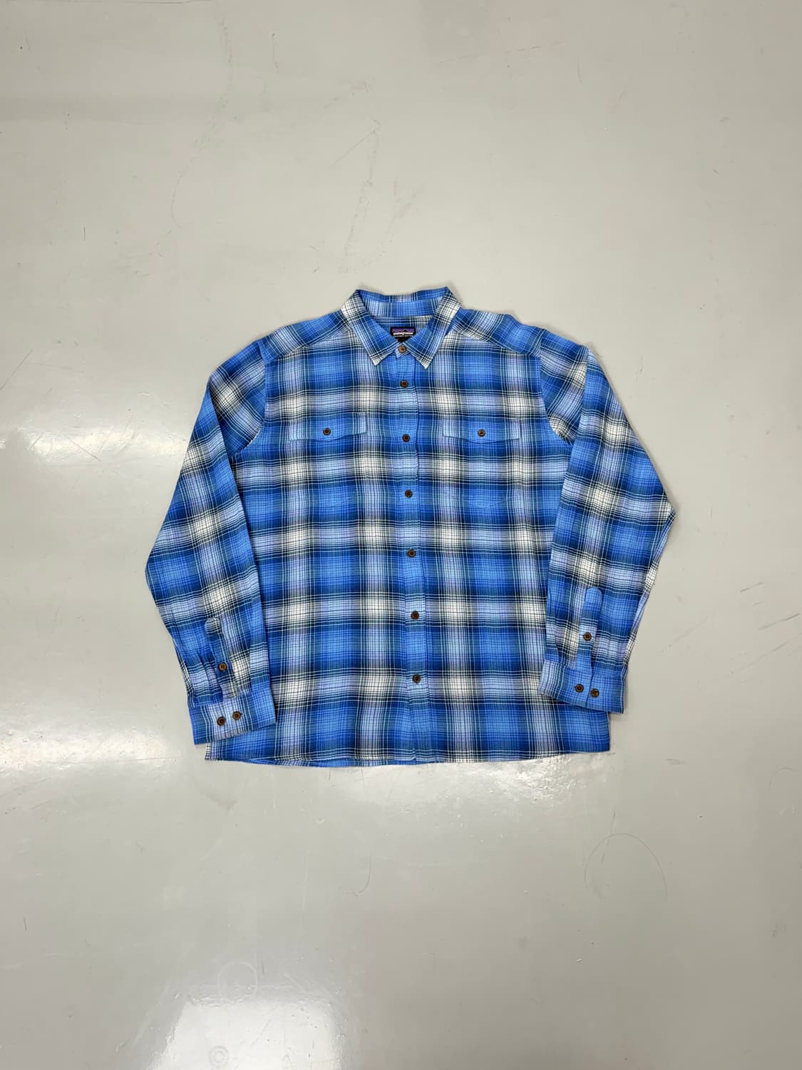 Patagonia Blue Plaid Classic Shirt 상품이미지1