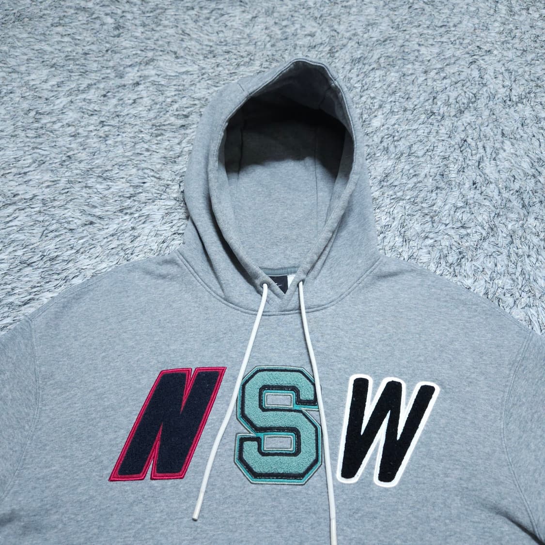 나이키) L 남자 오버핏 기모 후드티셔츠 / 왕눈이샵 상품이미지3