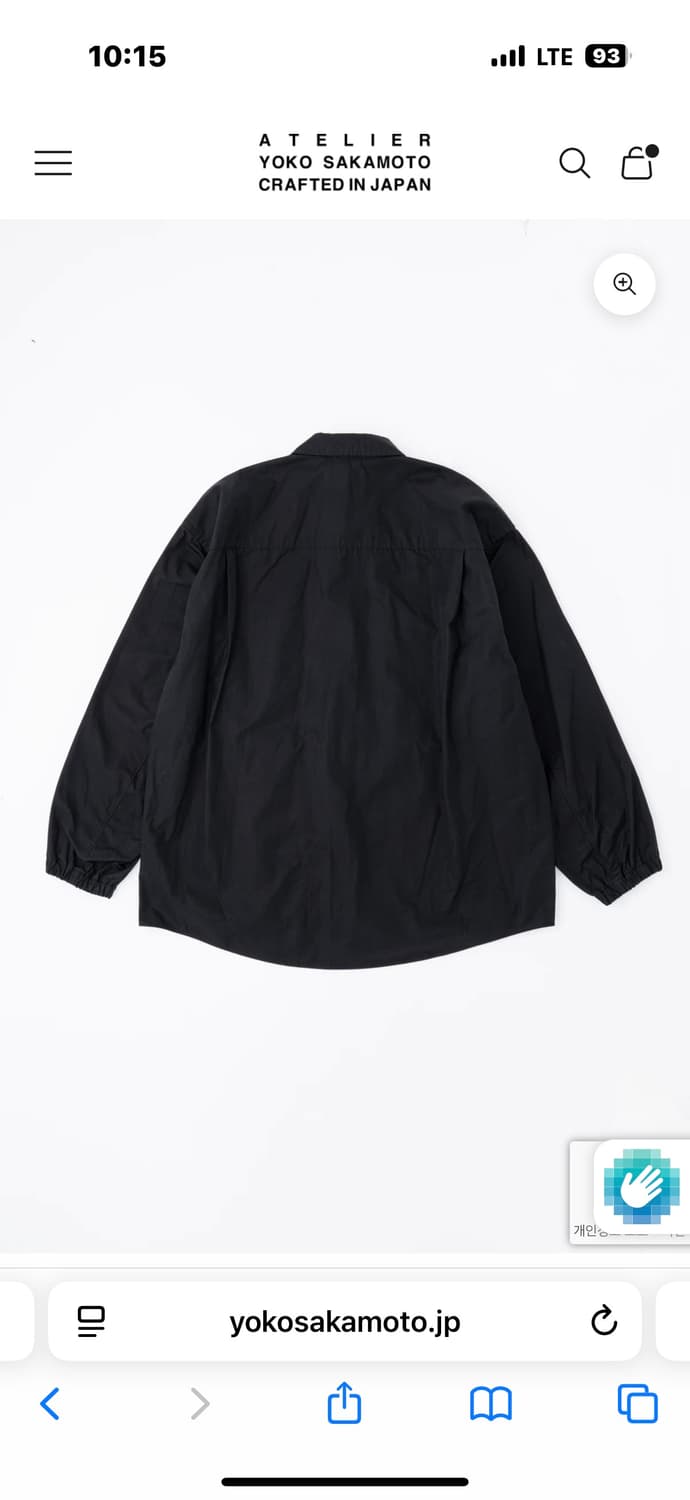 요코사카모토 셔츠형 자켓 셔켓 Yoko Sakamoto 상품이미지3