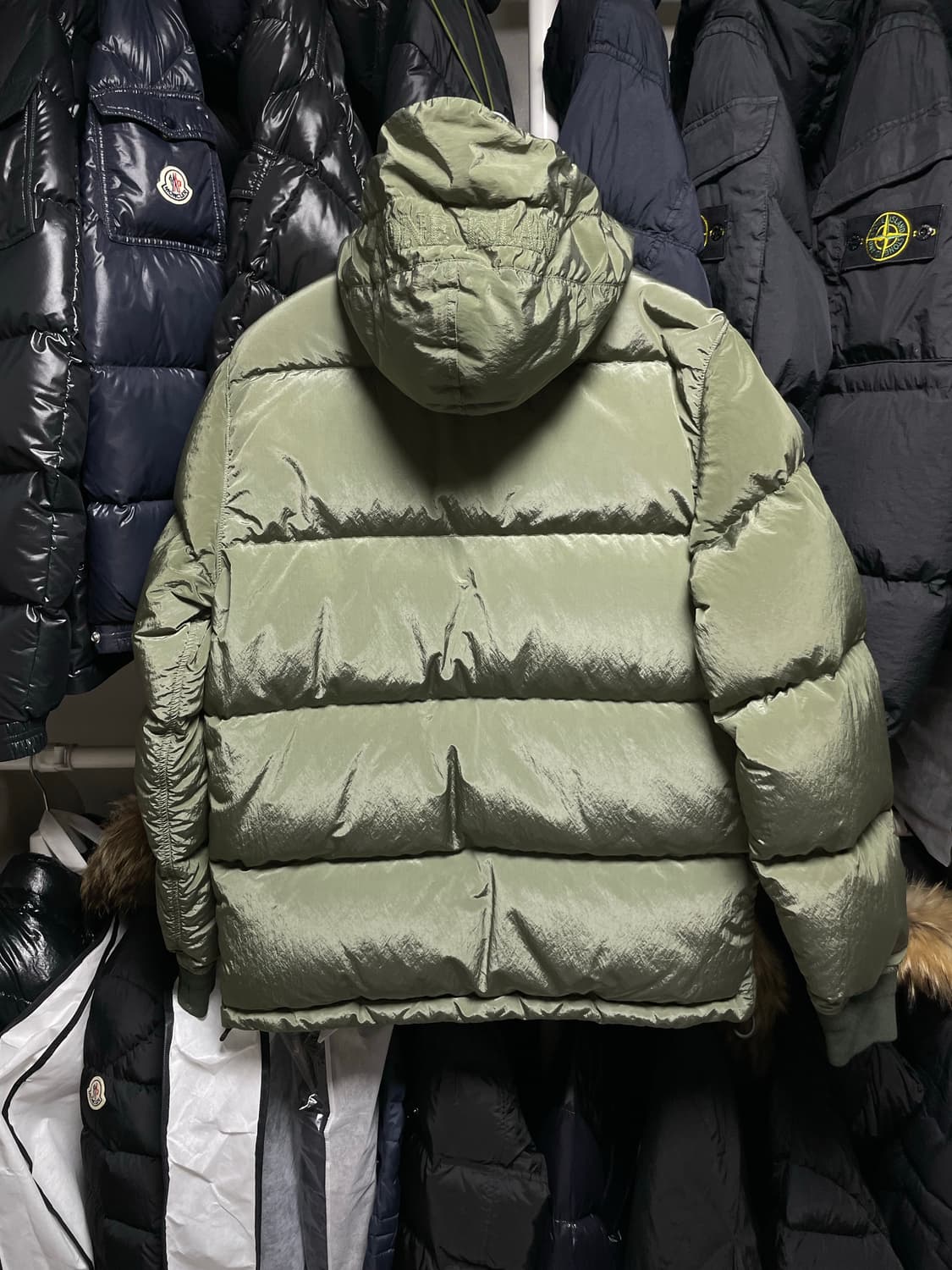 [M사이즈] 21FW 스톤아일랜드 나일론 메탈 다운 패딩 자켓 상품이미지5