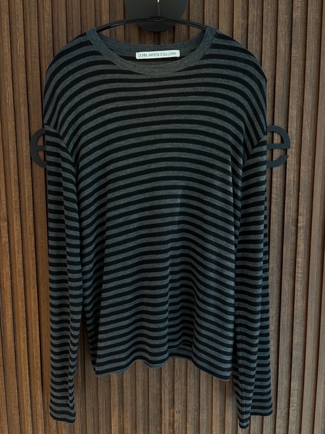 John lawrence sullivan 울 스트라이프 롱슬리브 상품이미지1