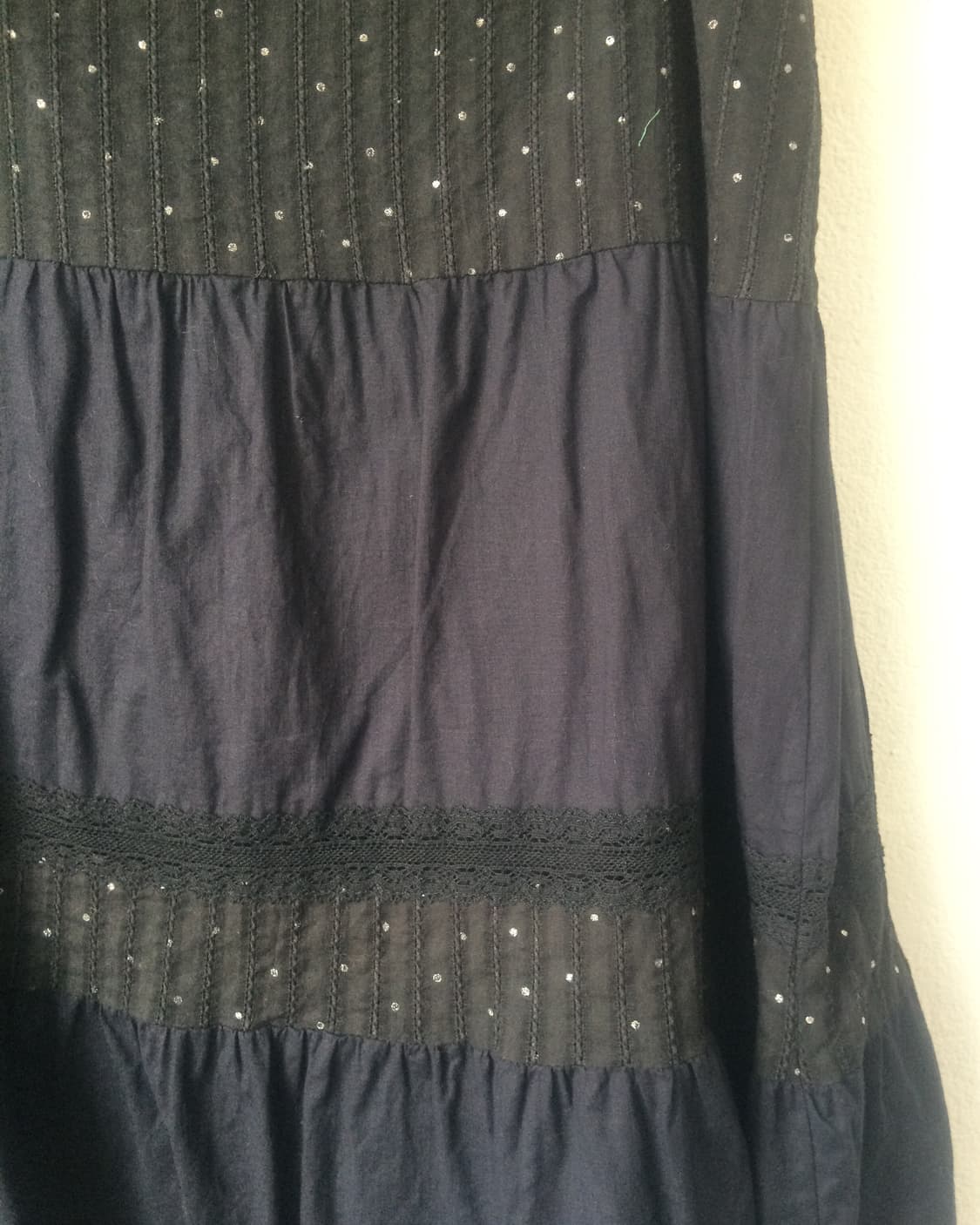Dot pattern layer long skirt 상품이미지4