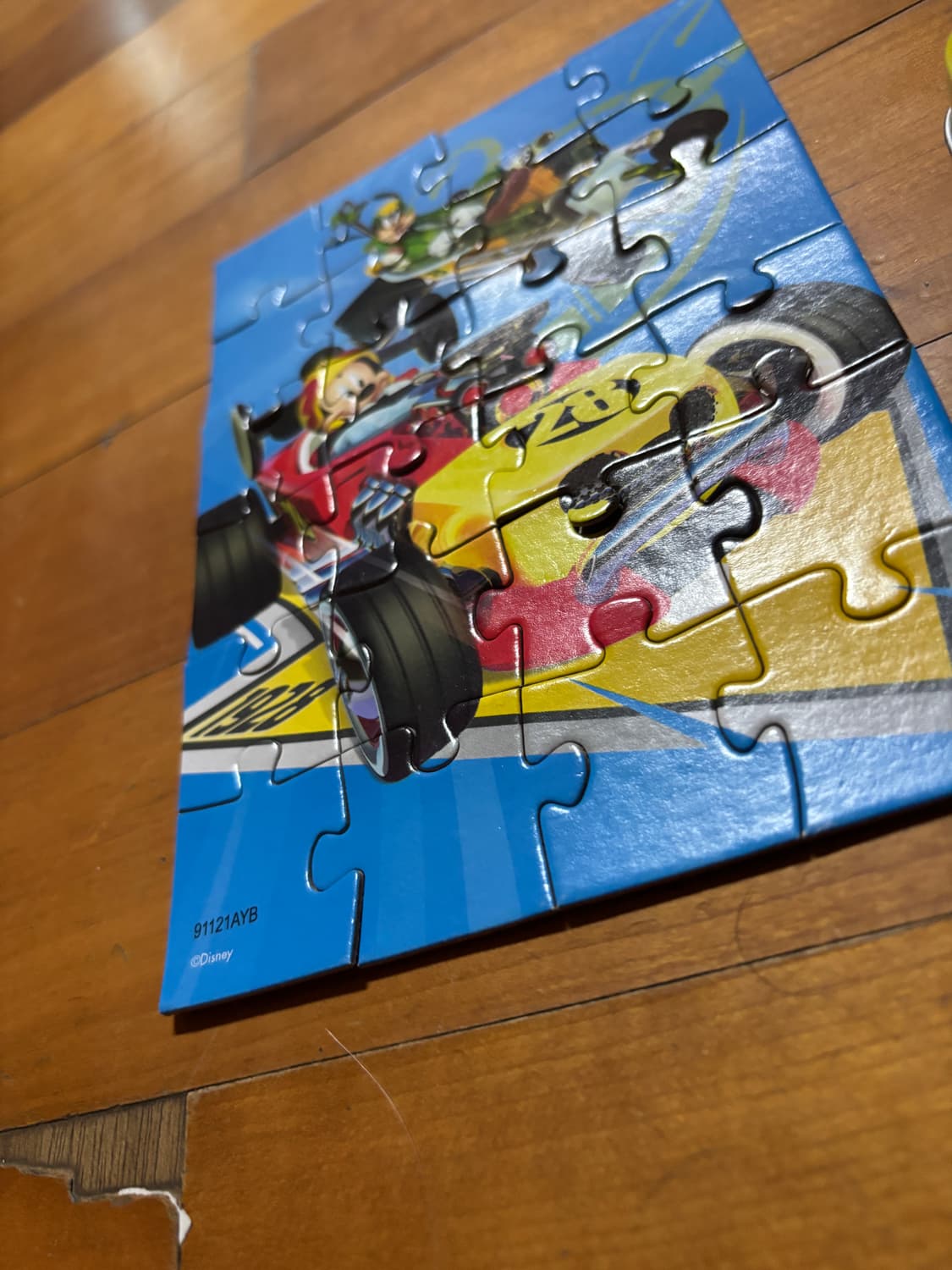 디즈니 미키마우스 레이싱 퍼즐 인테리어 소품 상품이미지4