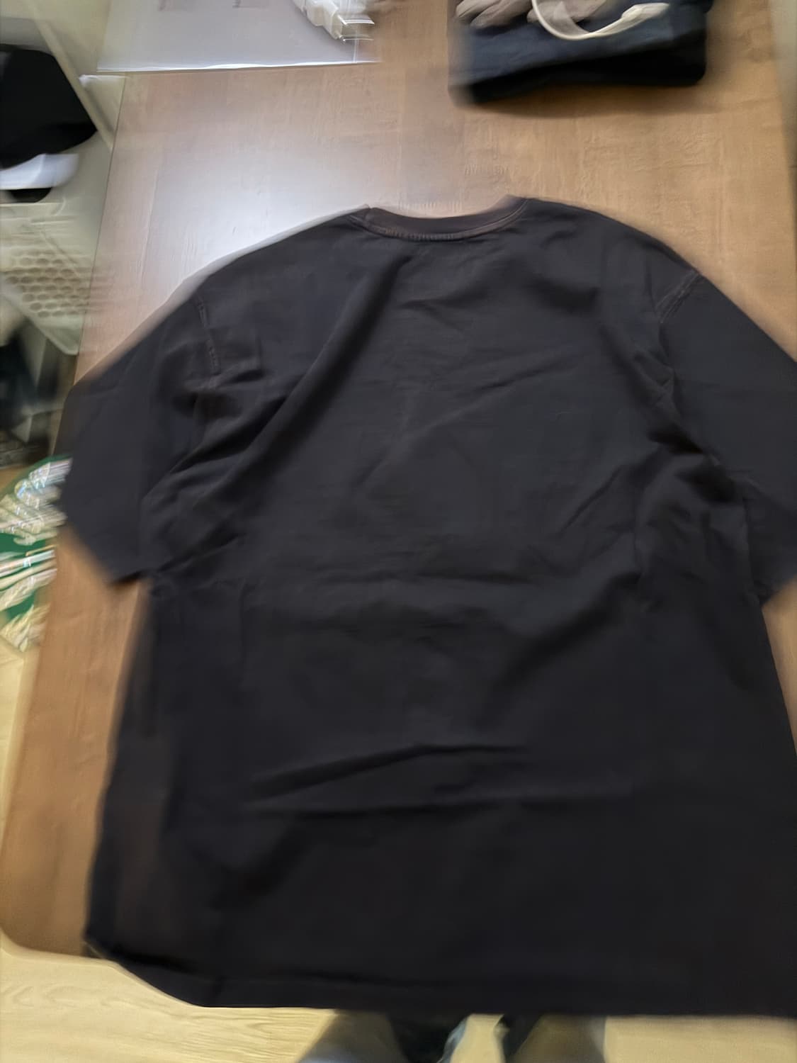 4size L) 떠그클럽 해골 티셔츠 블랙 상품이미지2