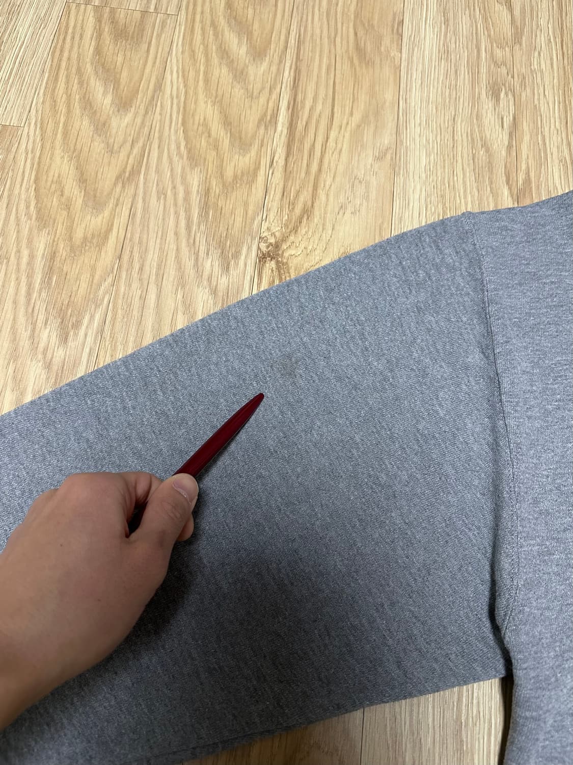 90s 빈티지 러셀 후드집업 그레이 M 상품이미지6