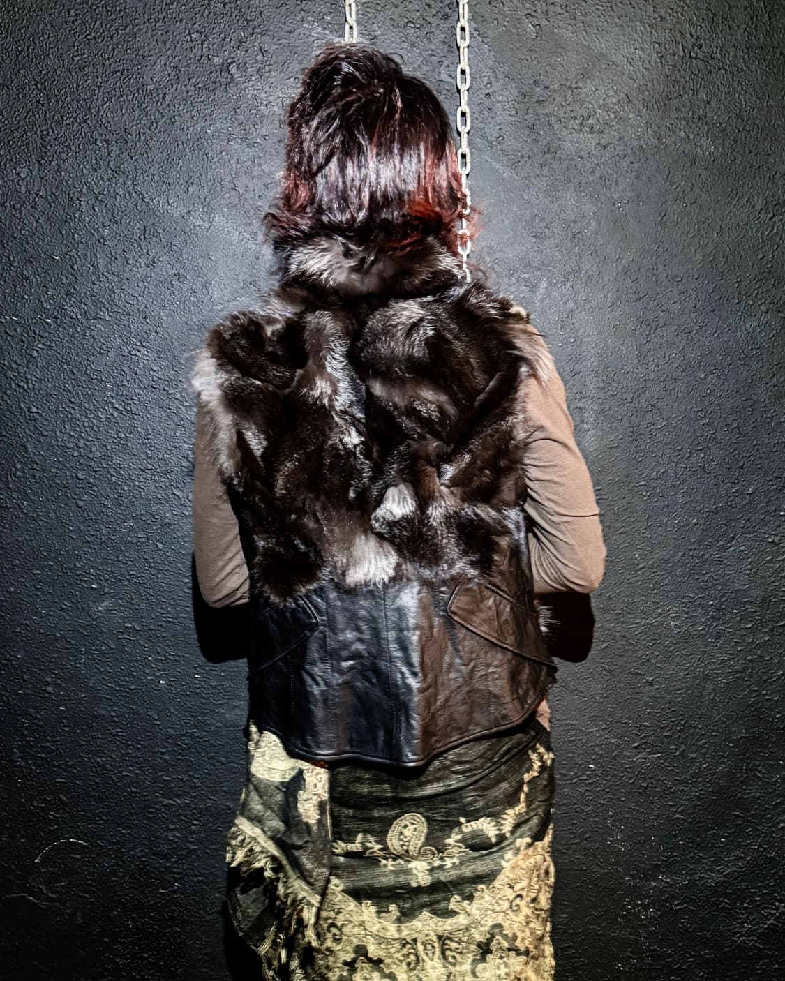 Fox Fur & Sheepskin Leather Vest 상품이미지4