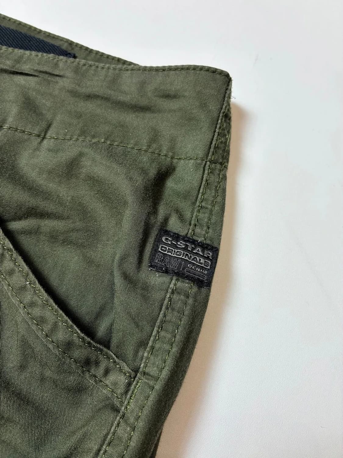 지스타로우 00's 그린 로빅 컴뱃 버뮤다 반바지 PN9074 상품이미지3