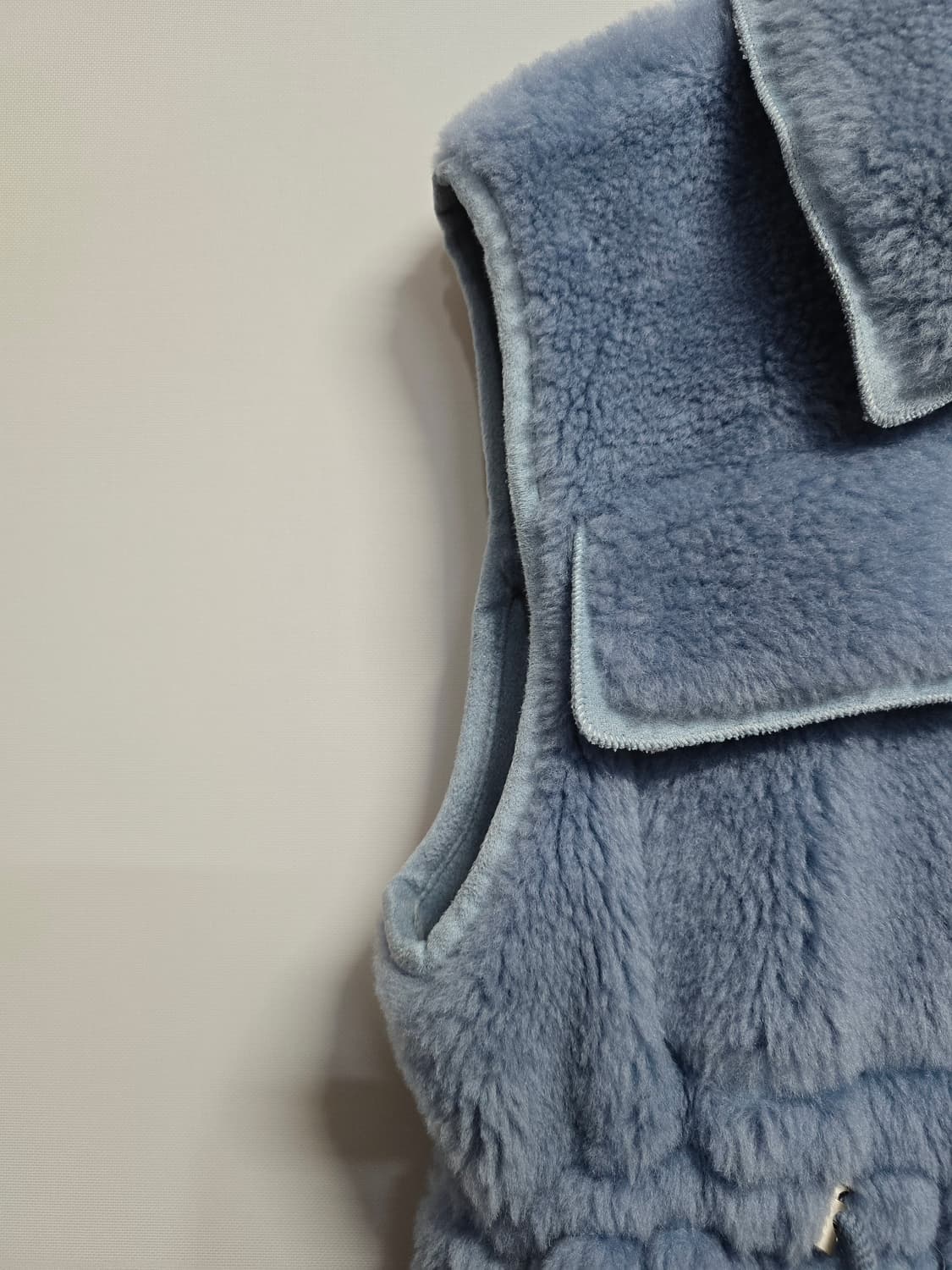 Lapiaf 여성 양털 베스트 조끼 블루 상품이미지4