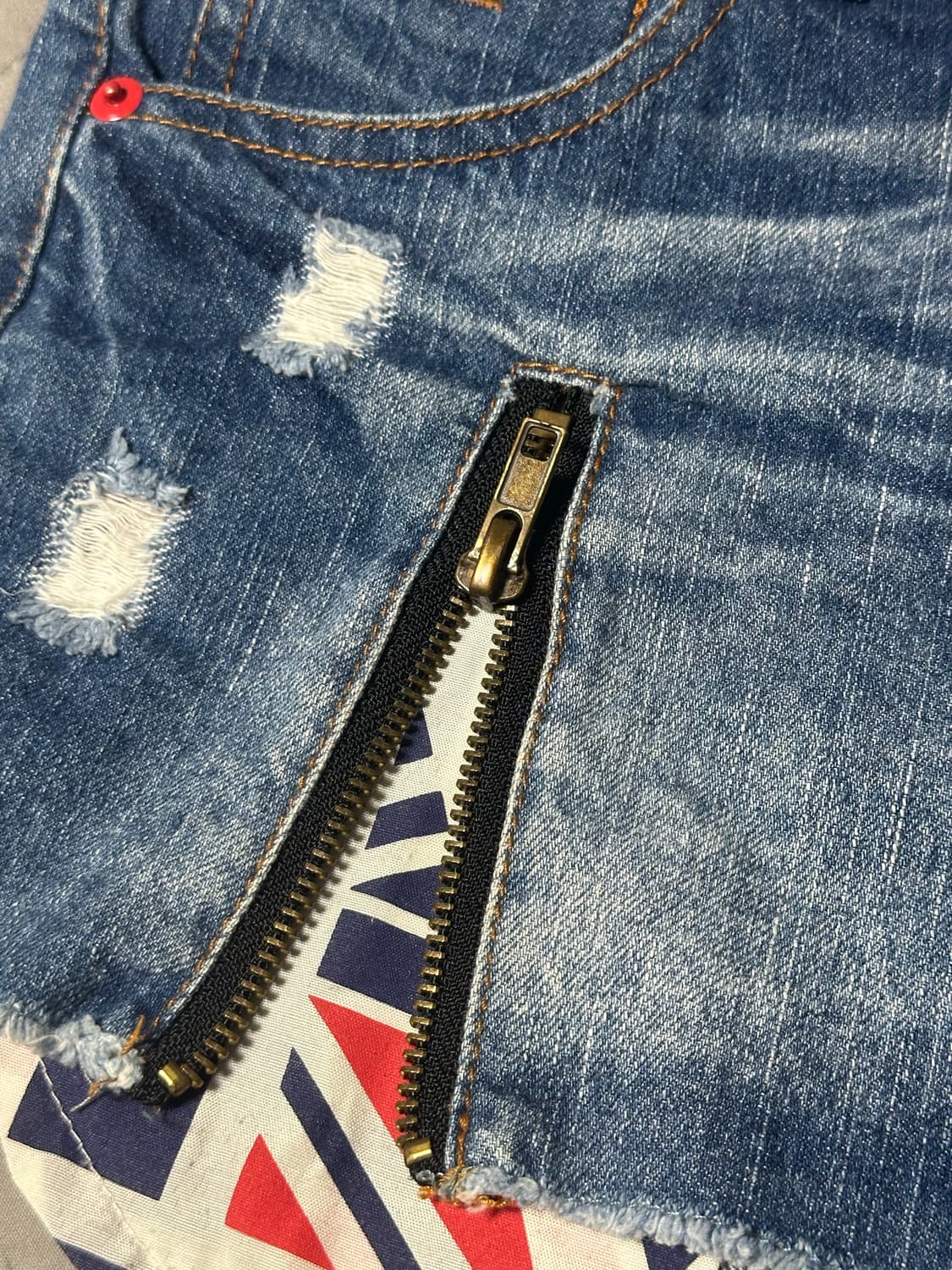 🇬🇧유니온잭London pocket 데님 반바지 숏츠 상품이미지2