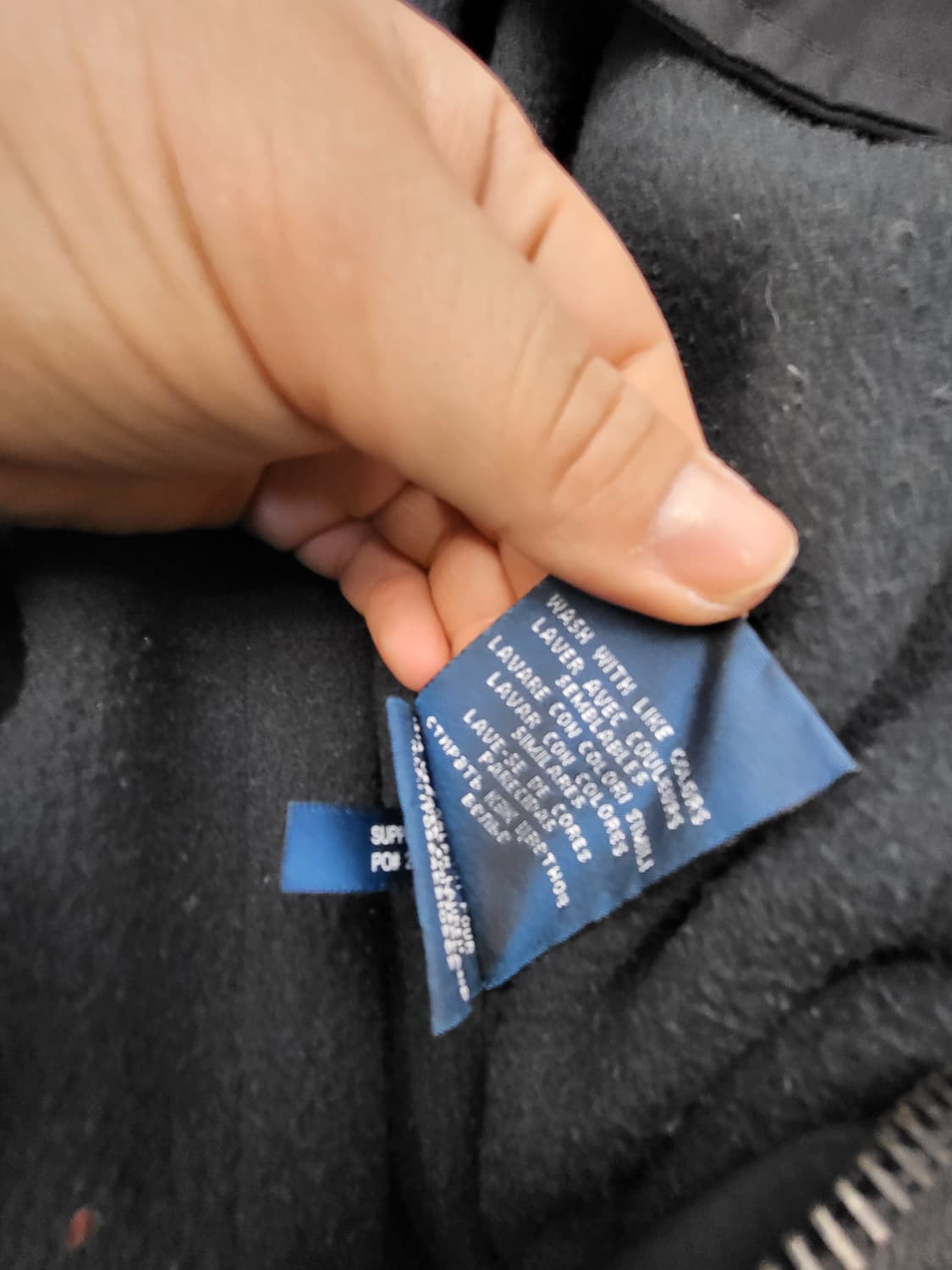 폴로 랄프로렌 블랙 후드 자켓 L 상품이미지6