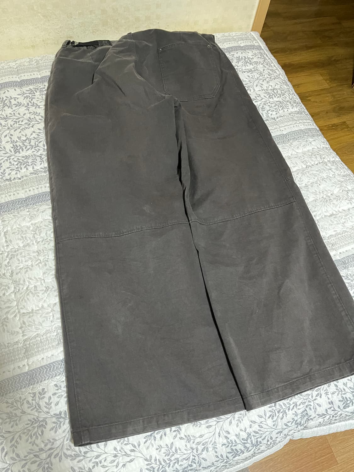 [4] 폴리테루 원턱 고시마 팬츠 / Deep Charcoal 상품이미지2