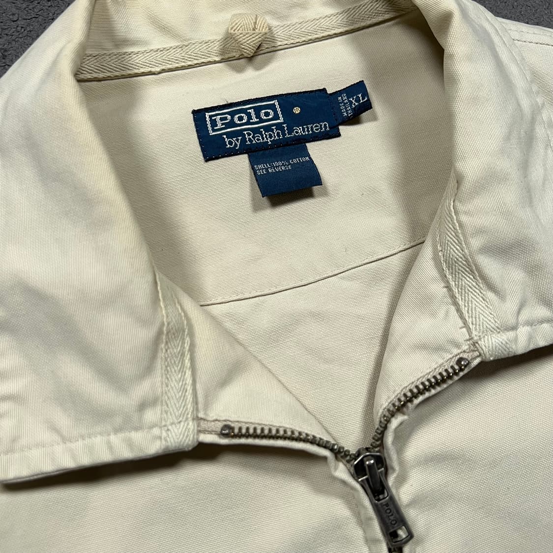 폴로 베이지 스윙톱 블루종 자켓 상품이미지4