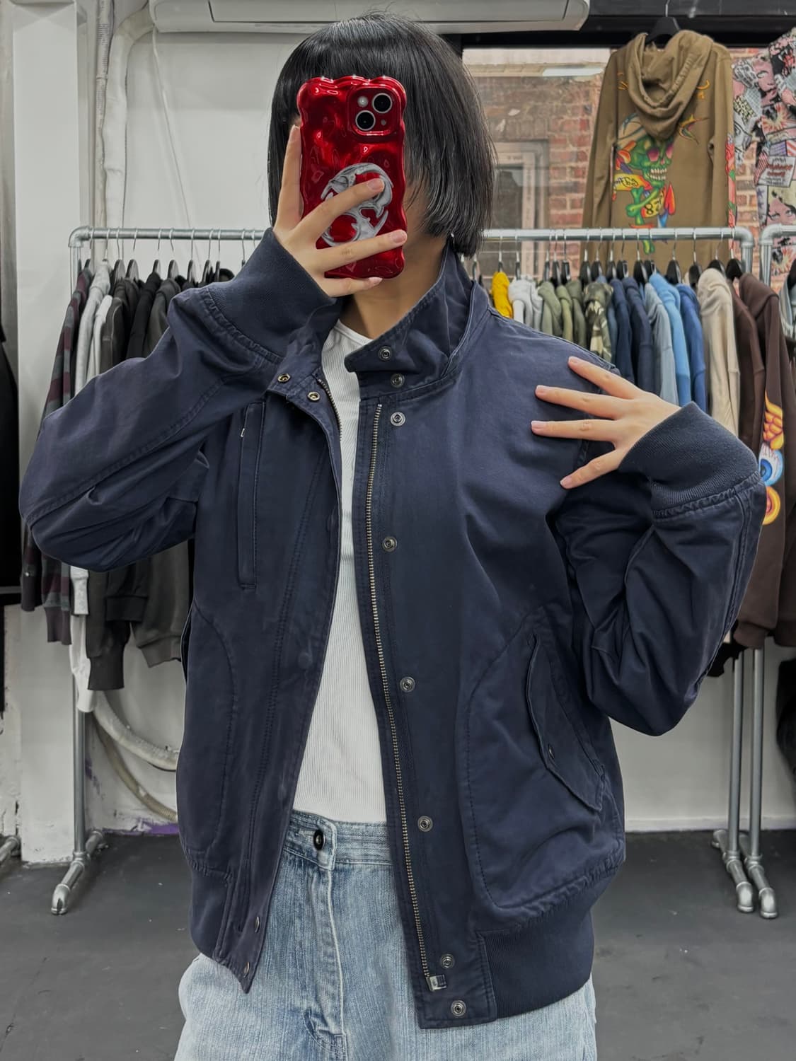 Beams 빔즈 후드 코튼 봄버 자켓 상품이미지6