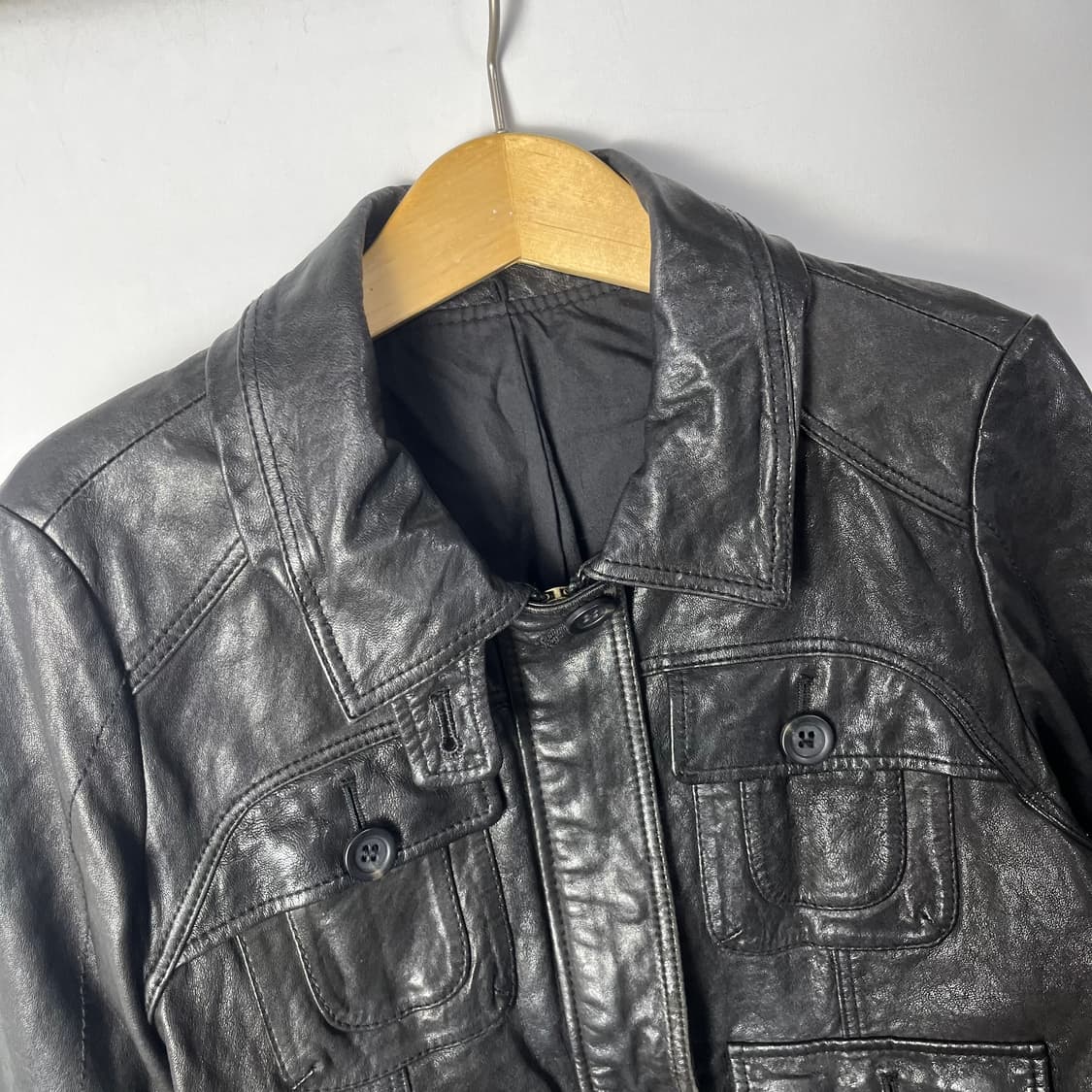 [VTG] 빈티지 멀티포켓 램스킨 레더자켓 상품이미지3