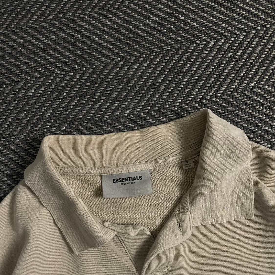 피어오브갓 에센셜 빅로고 박시핏 크림 롱 슬리브y 3817 상품이미지7