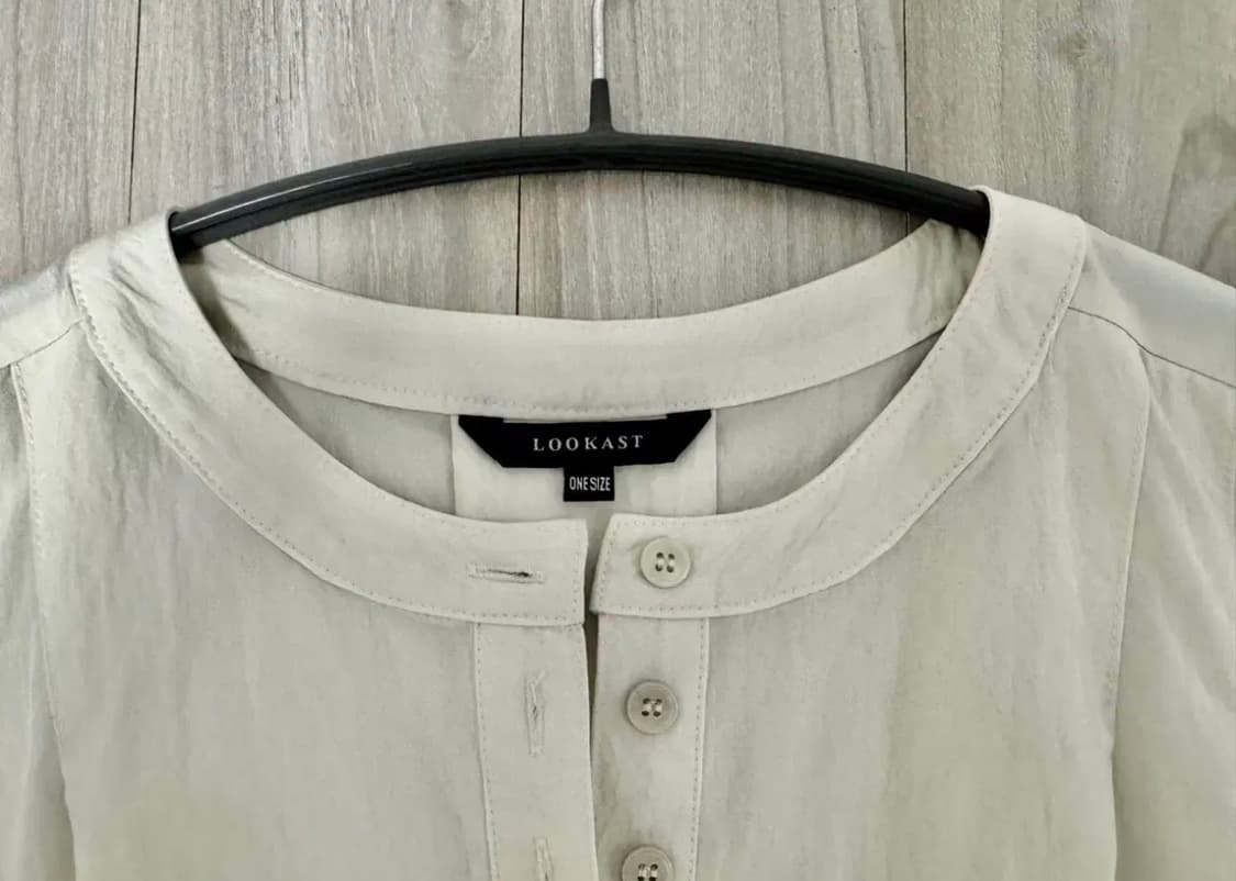 LOOKAST 아이보리 롱 원피스  상품이미지3
