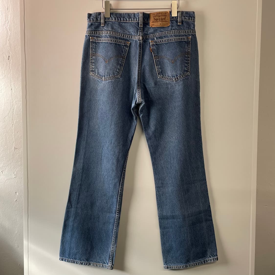 90s 리바이스 517 오렌지탭 부츠컷 데님팬츠 상품이미지6