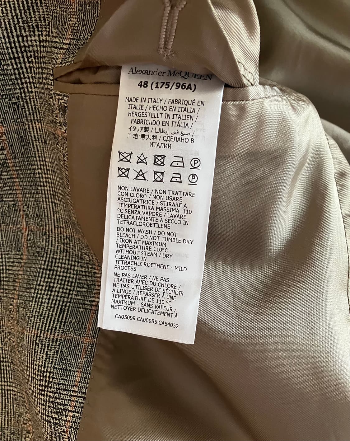 알렉산더 맥퀸 레이어드 수트 상품이미지8