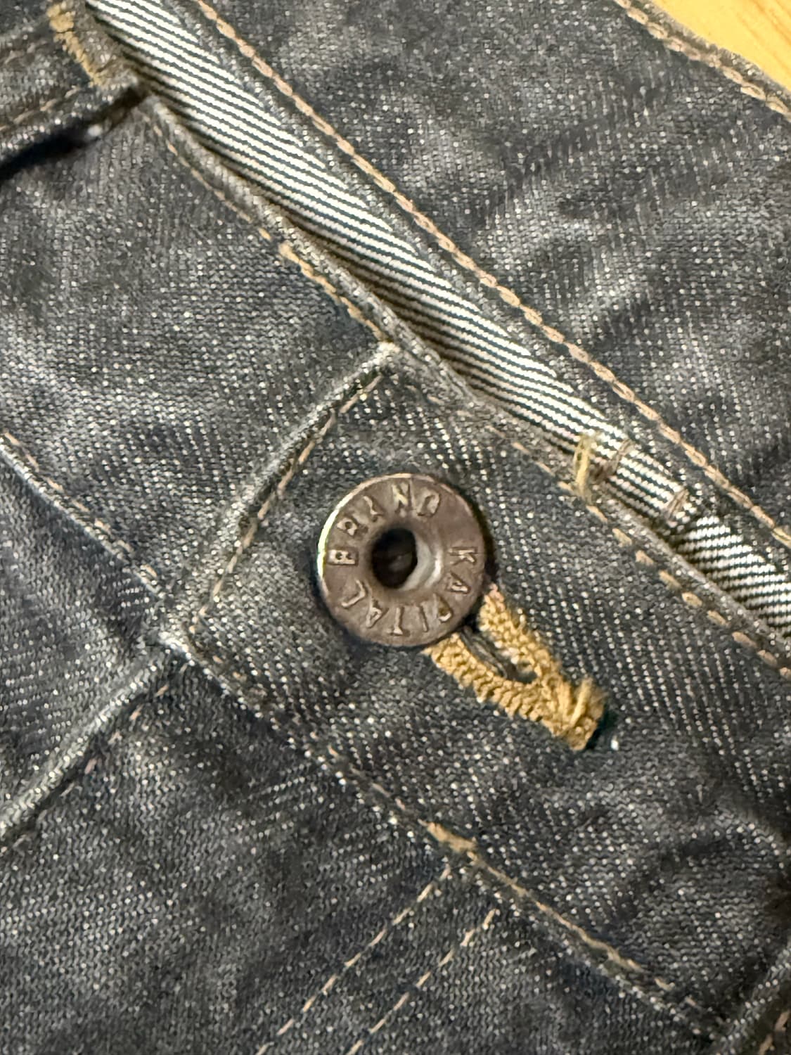 캐피탈 14oz Coney Okagilly 블랙 데님 36 상품이미지6