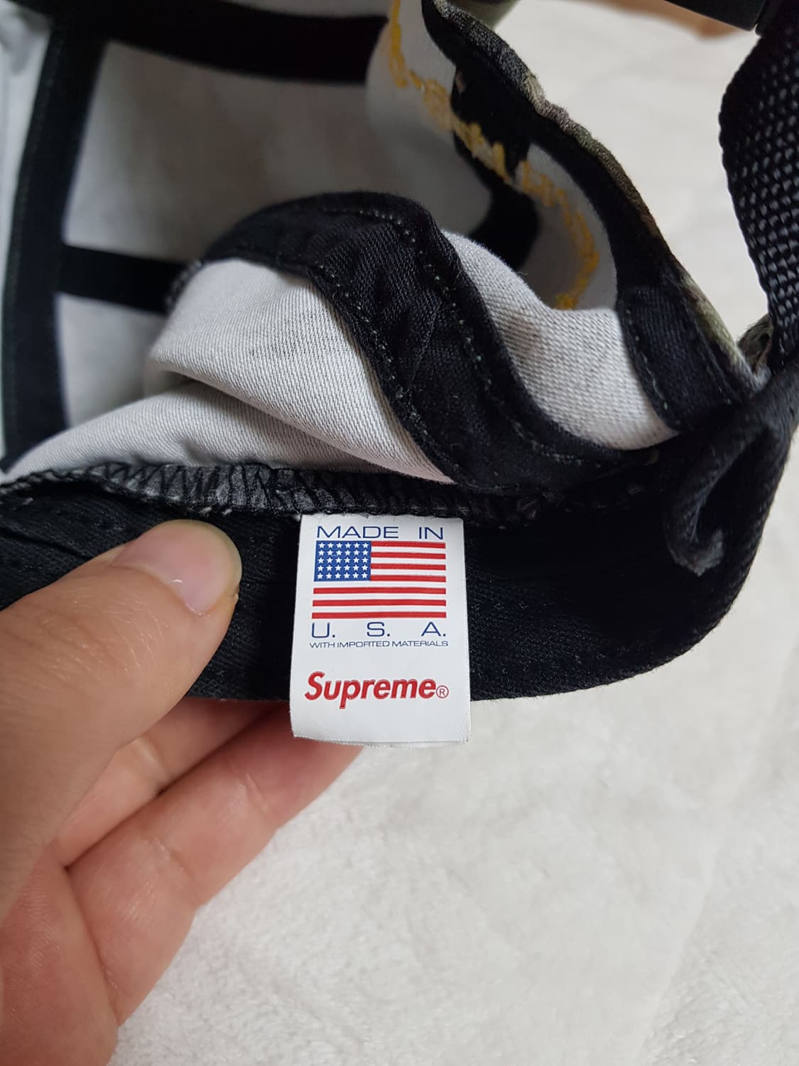 슈프림 밀리터리 캠프캡 모자 볼캡 올리브 타이거 카모 24SS 상품이미지7