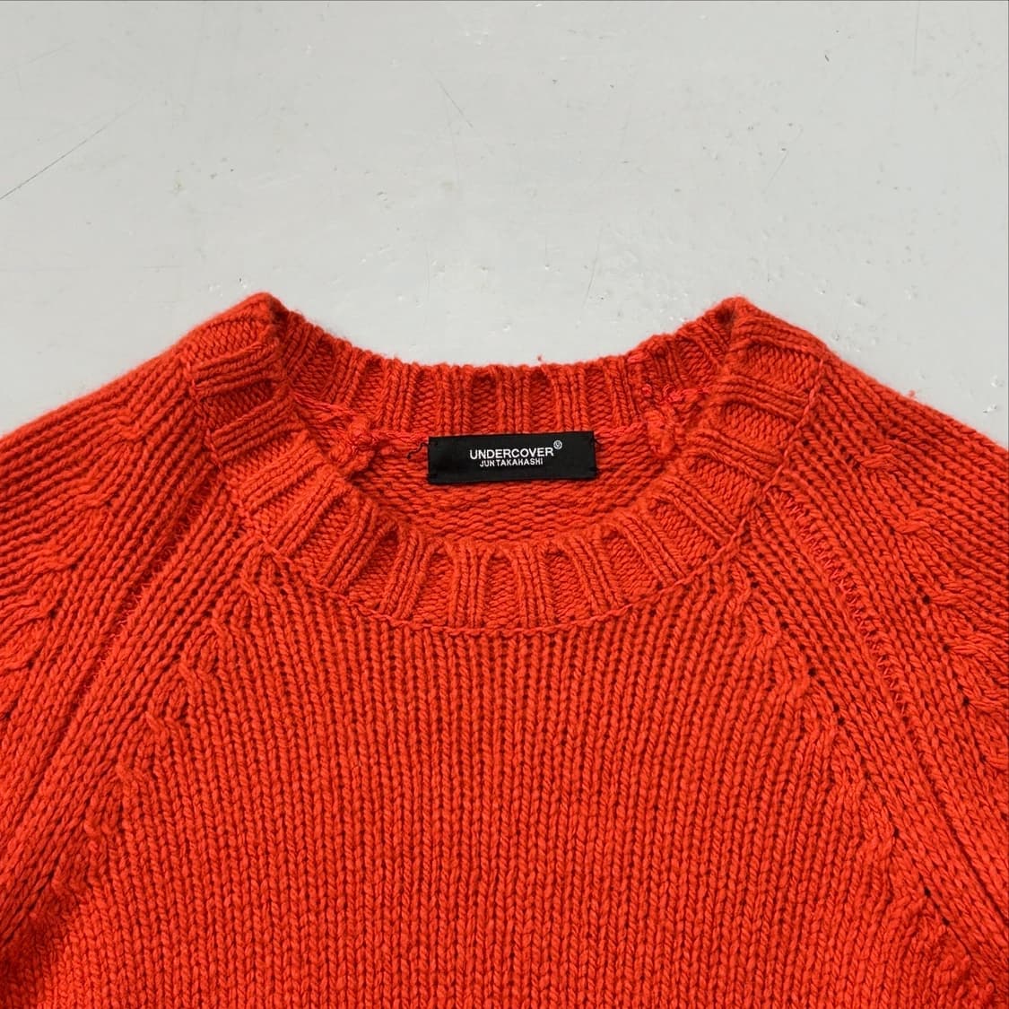 언더커버 18AW 래글런 울 포켓 니트  상품이미지2