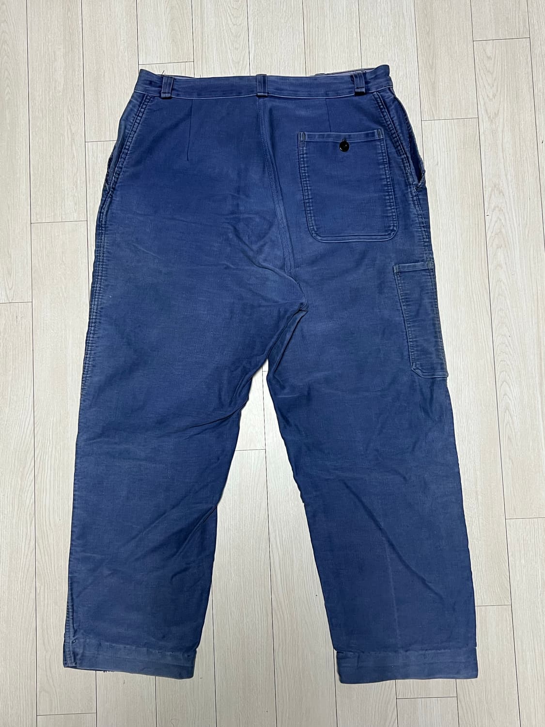 80s빈티지에이징 프렌치워크팬츠 몰스킨 약33사이즈 상품이미지8