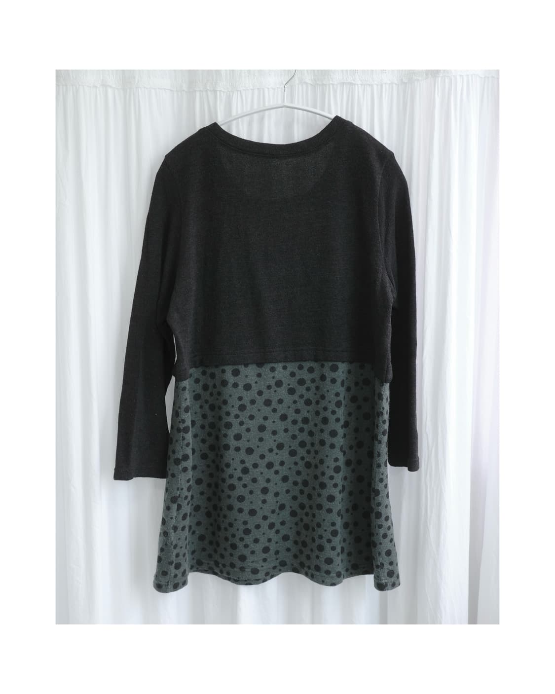 Deep green dot knit  상품이미지2