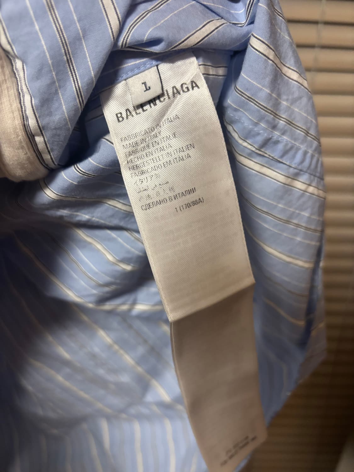 발렌시아가 트롱프뢰유 더블 레이어드 셔츠 상품이미지2