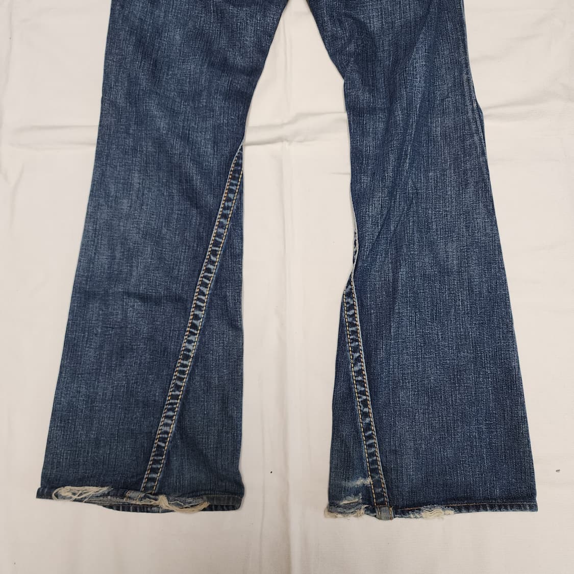 트루릴리젼 Y2k Rainbow Joey 스티치 부츠컷 팬츠 상품이미지5