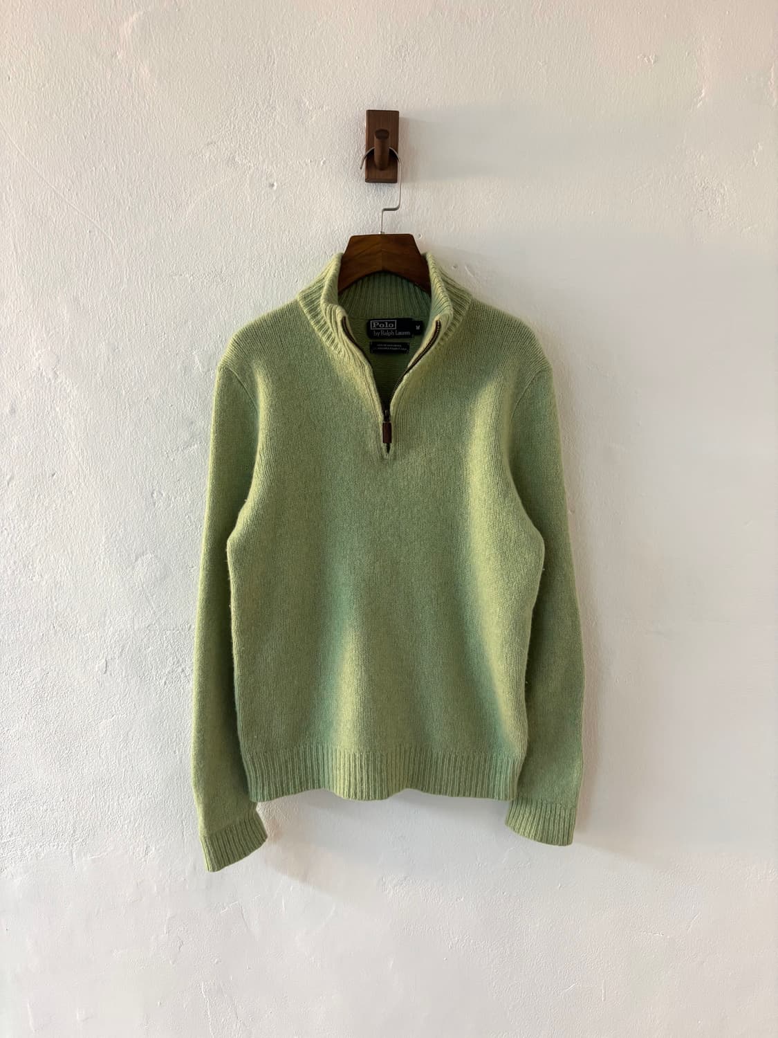 폴로 1/4 집업 니트 상품이미지1